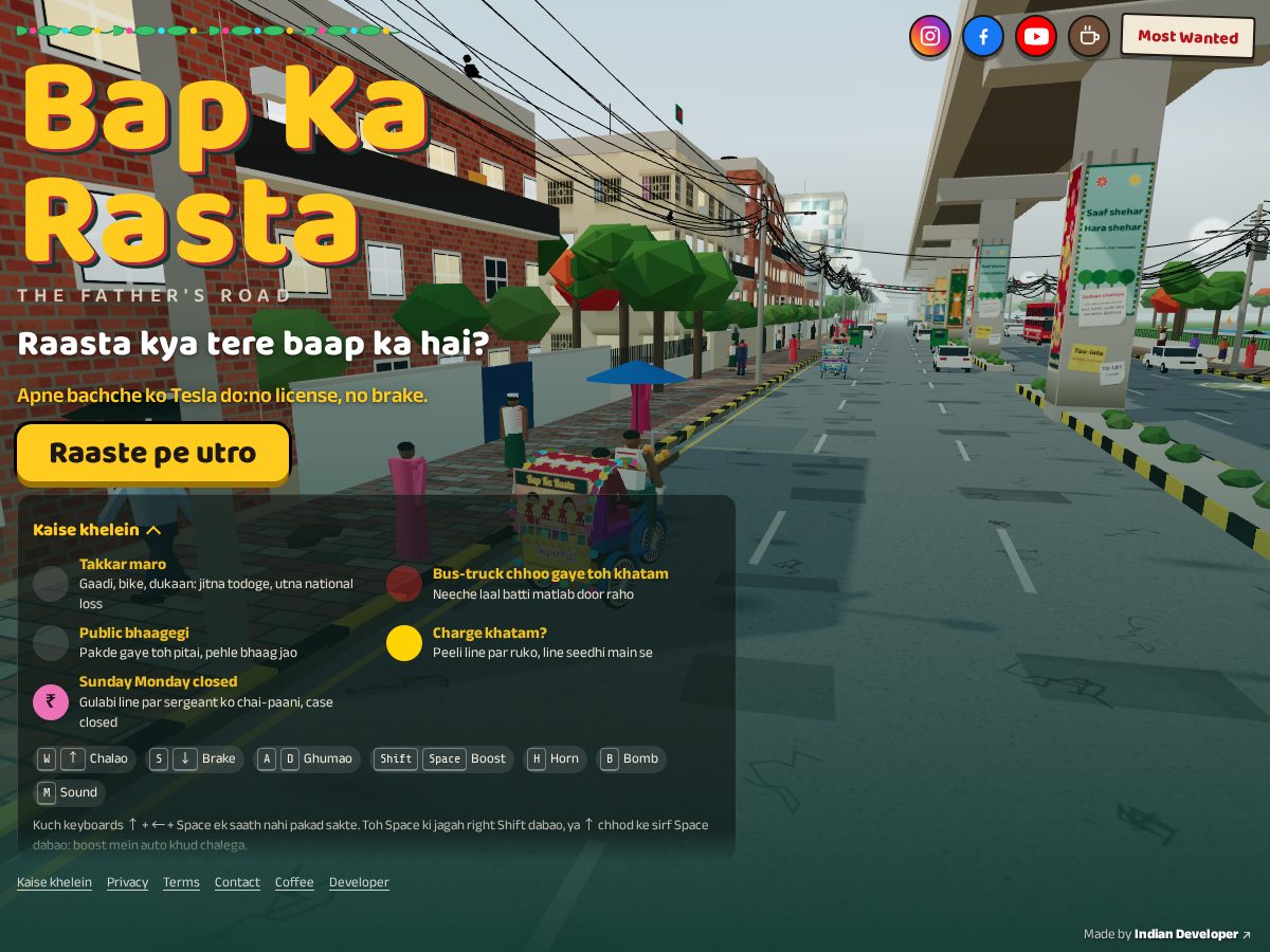 Landing-page snapshot of bapkarasta.com