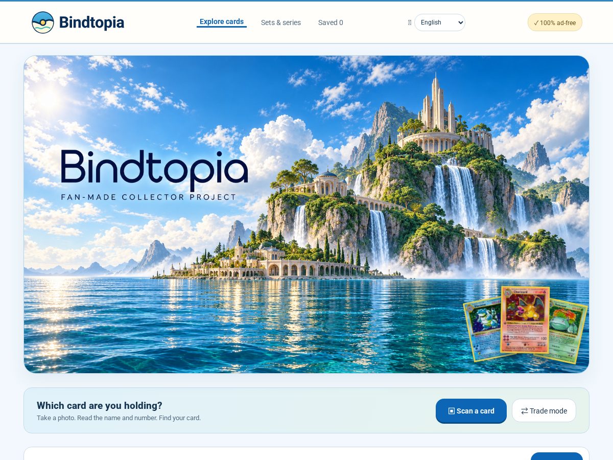 Landing-page snapshot of bindtopia.com