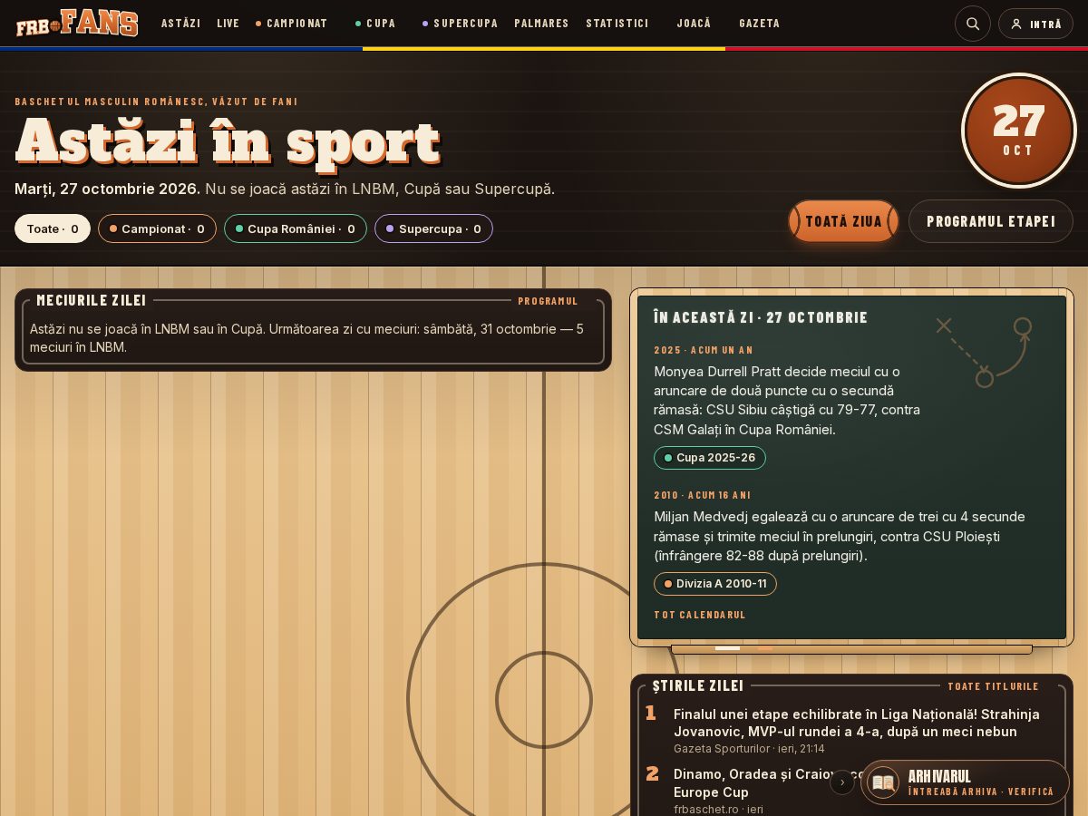 Landing-page snapshot of frbfans.app