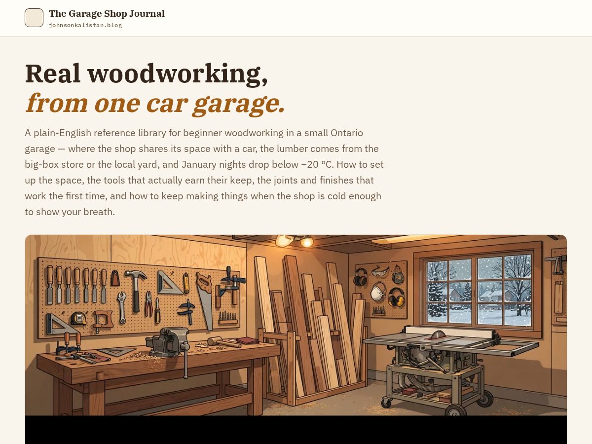 Landing-page snapshot of johnsonkalistan.blog