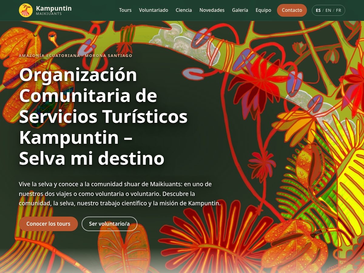 Landing-page snapshot of kampuntin.org