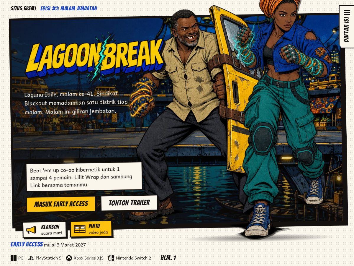 Landing-page snapshot of lagoonbreak.com