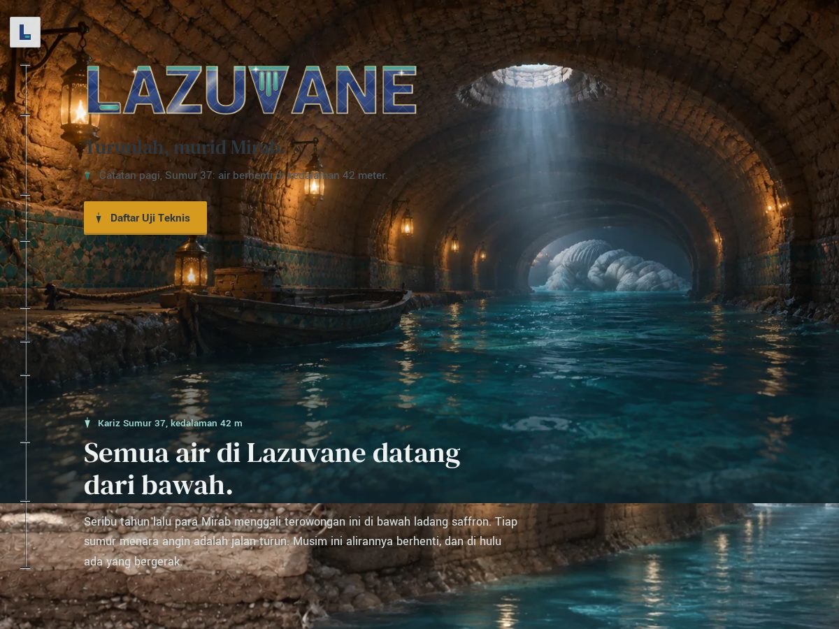 Landing-page snapshot of lazuvane.com