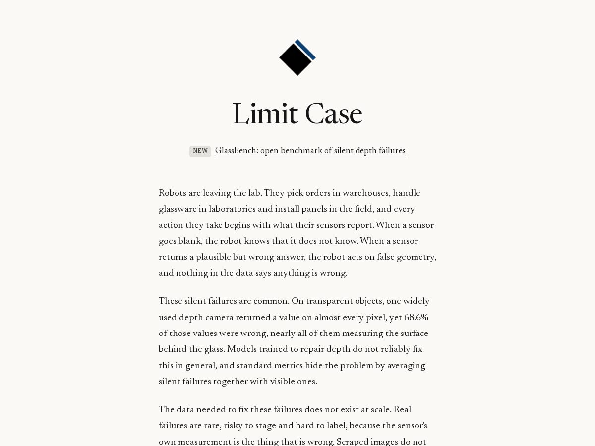 Landing-page snapshot of limitcase.tech