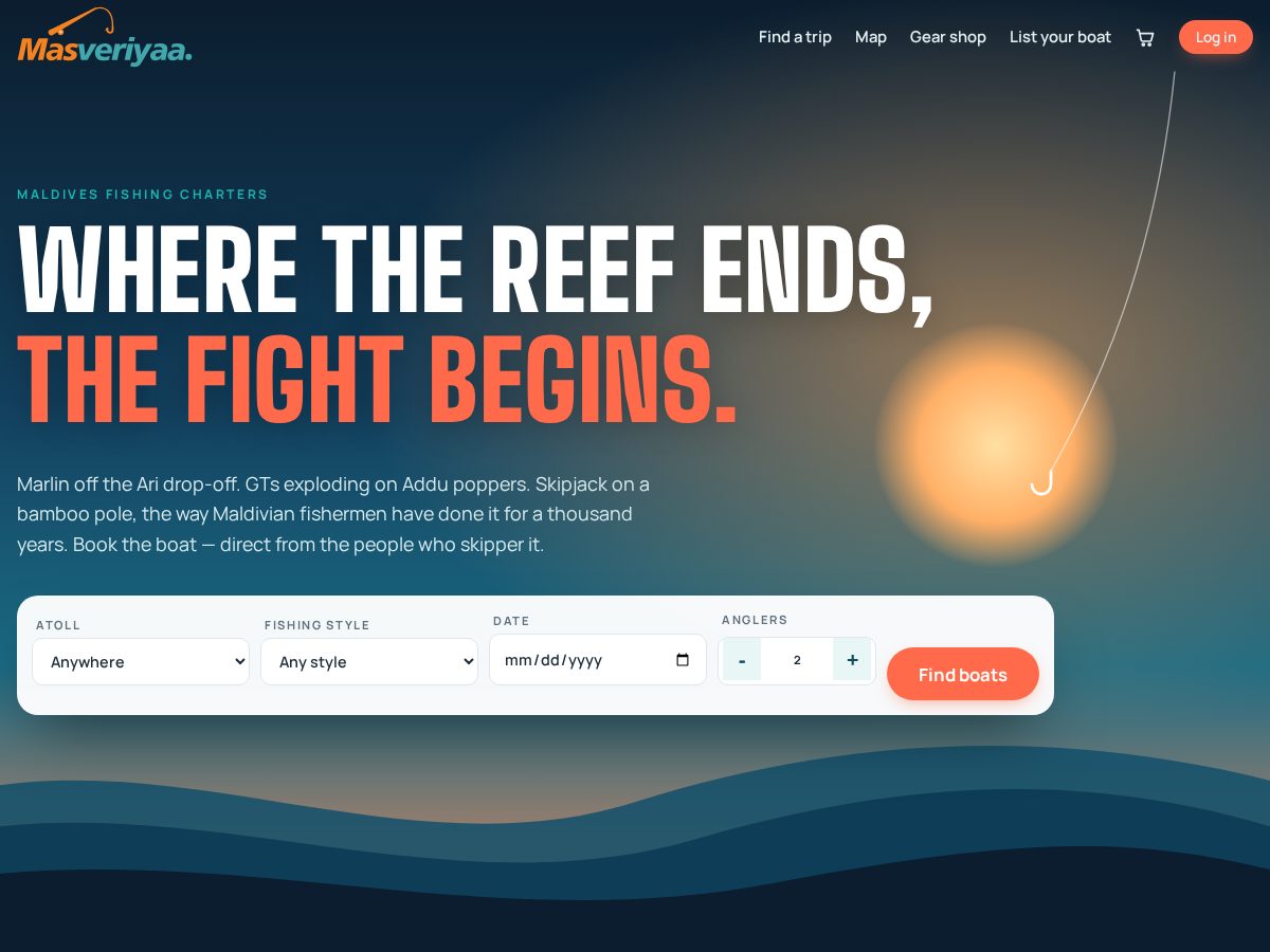 Landing-page snapshot of masveriyaa.com