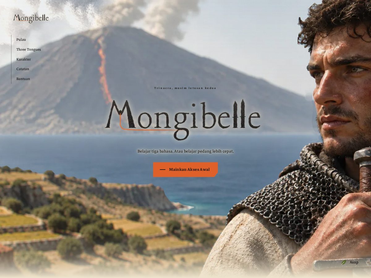 Landing-page snapshot of mongibelle.com