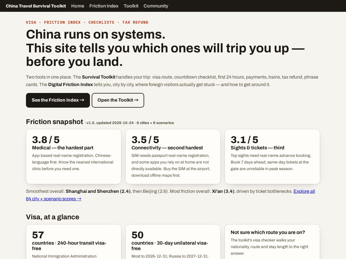 Landing-page snapshot of nihaoland.com