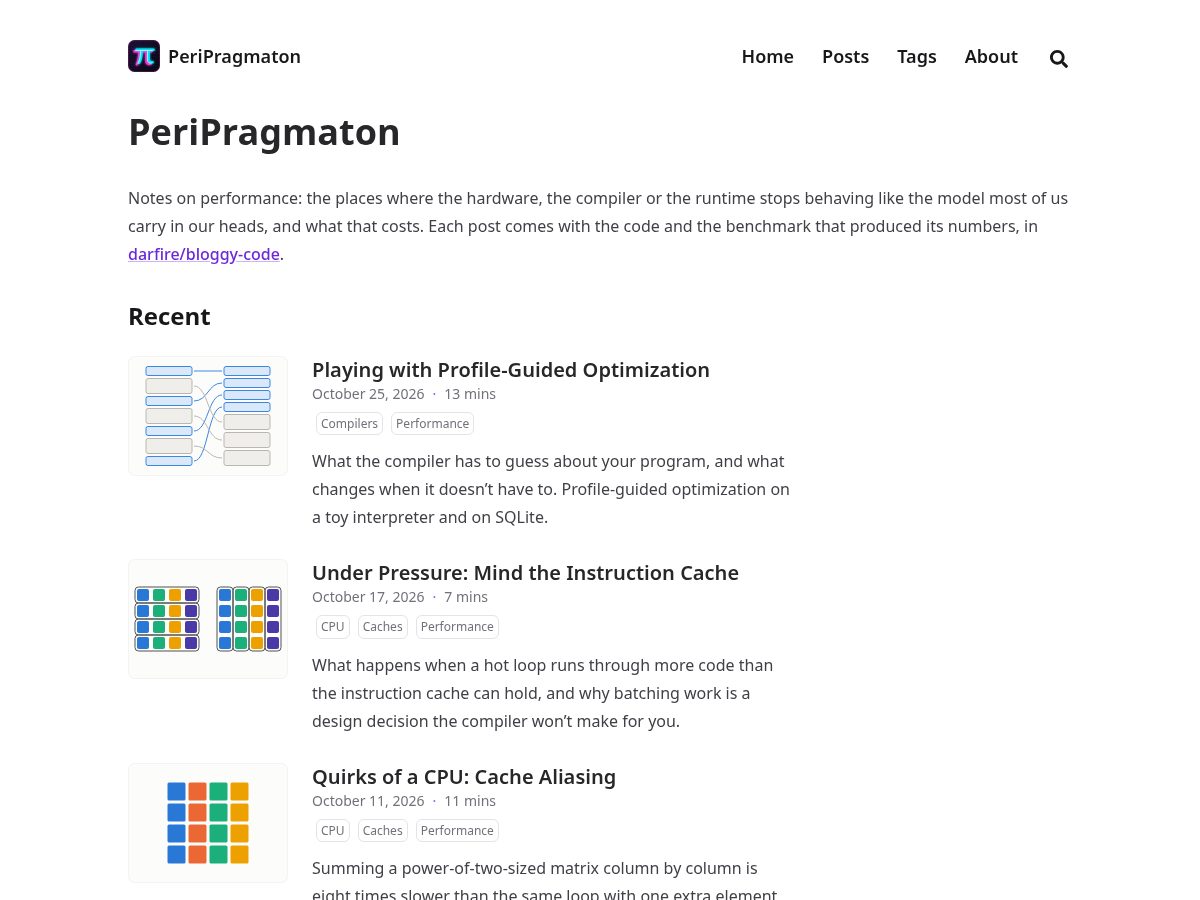 Landing-page snapshot of peripragmaton.com