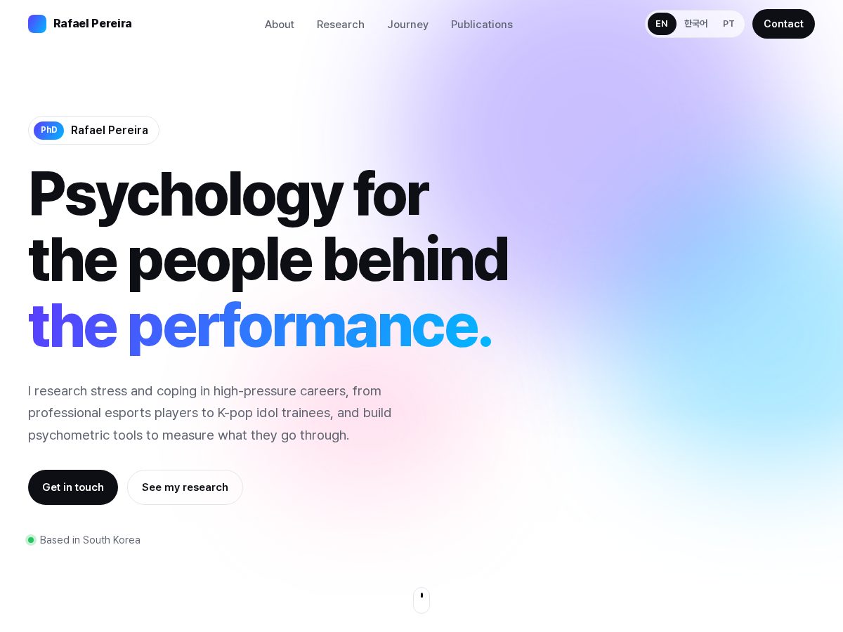 Landing-page snapshot of rafaelpereiraphd.com