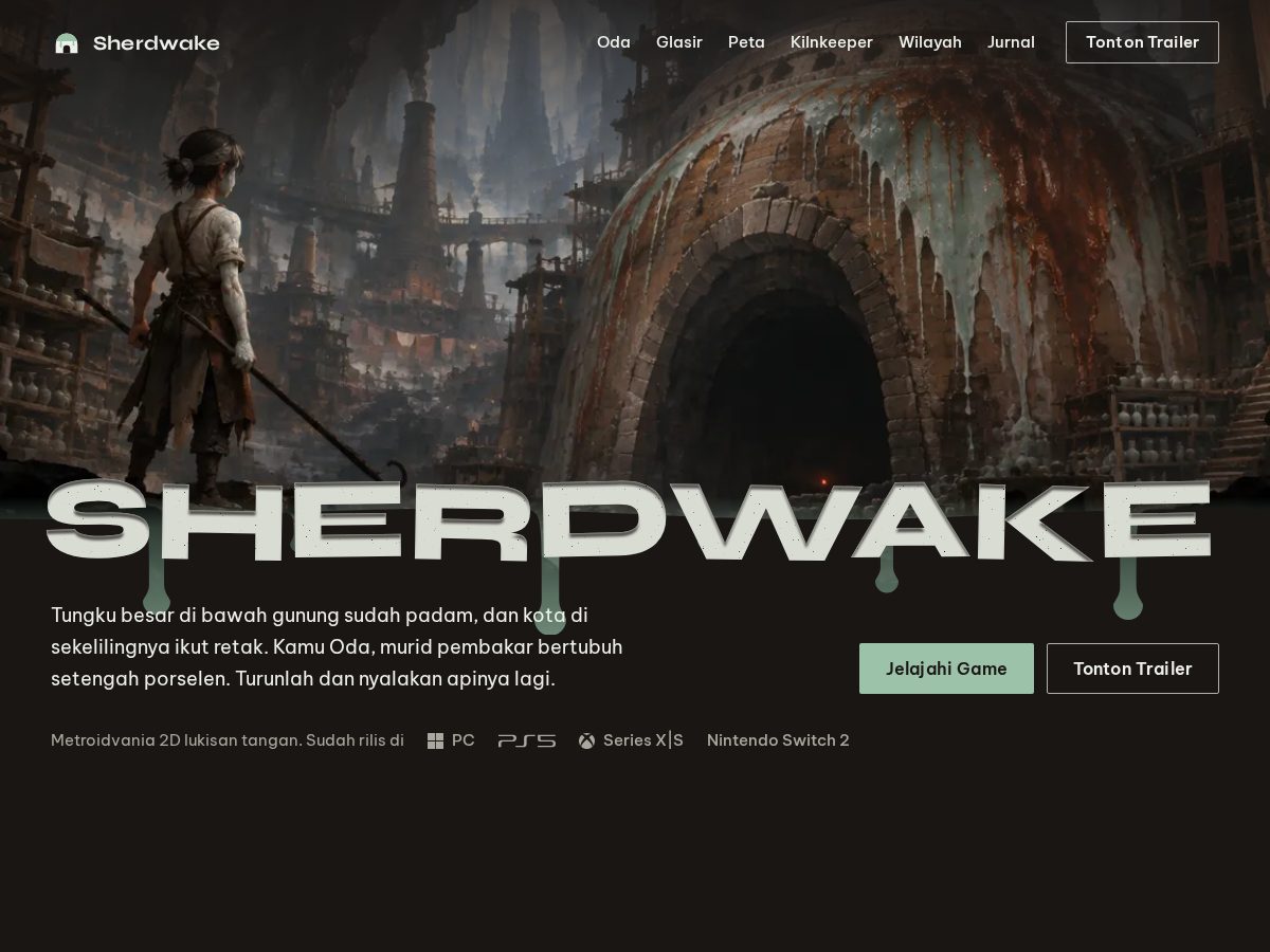 Landing-page snapshot of sherdwake.com