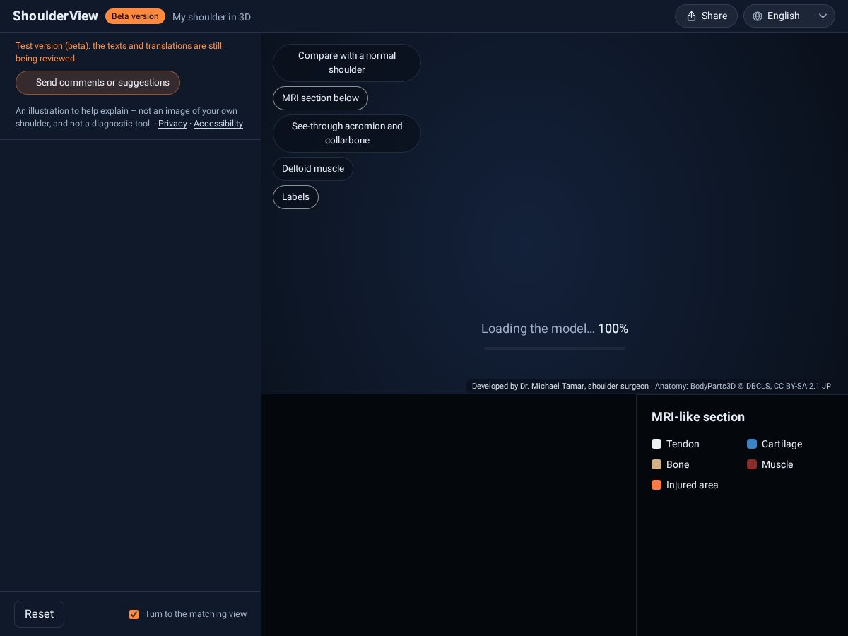 Landing-page snapshot of shoulderview.com