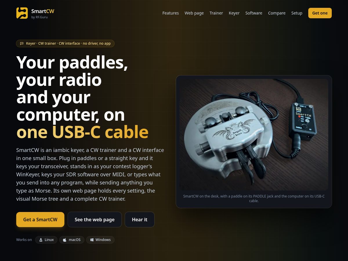 Landing-page snapshot of smartcw.app