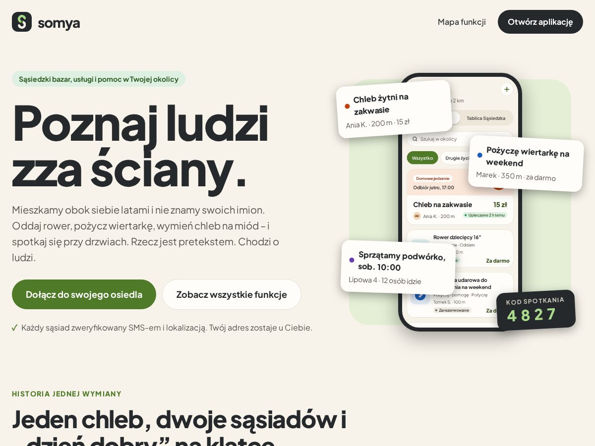 Landing-page snapshot of somya.app