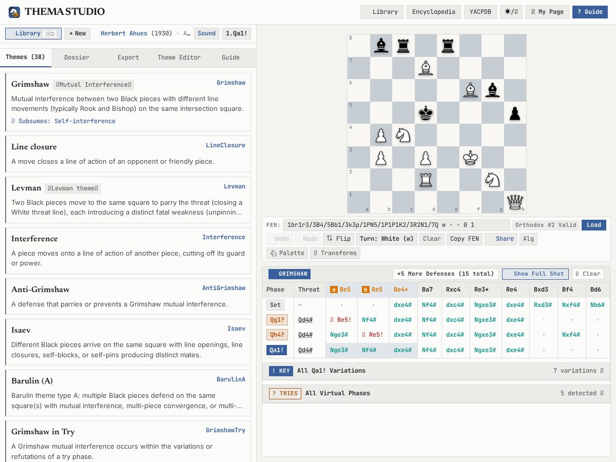 Landing-page snapshot of themachess.com