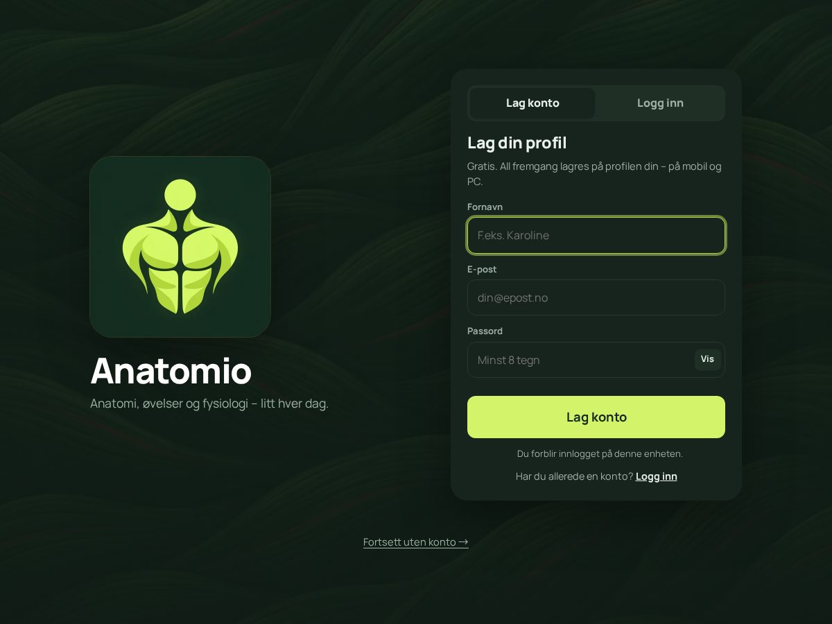 Landing-page snapshot of anatomio.app