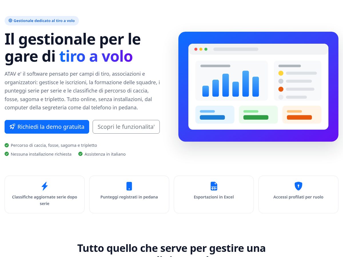 Landing-page snapshot of atav.online