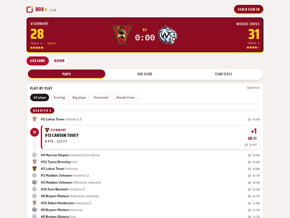 Landing-page snapshot of boxplus.app