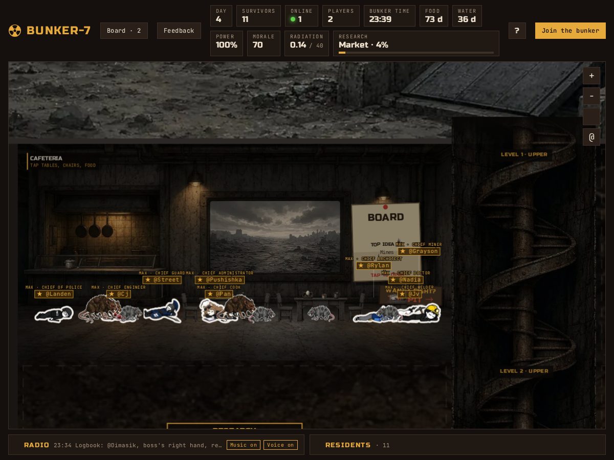 Landing-page snapshot of bunker7.online