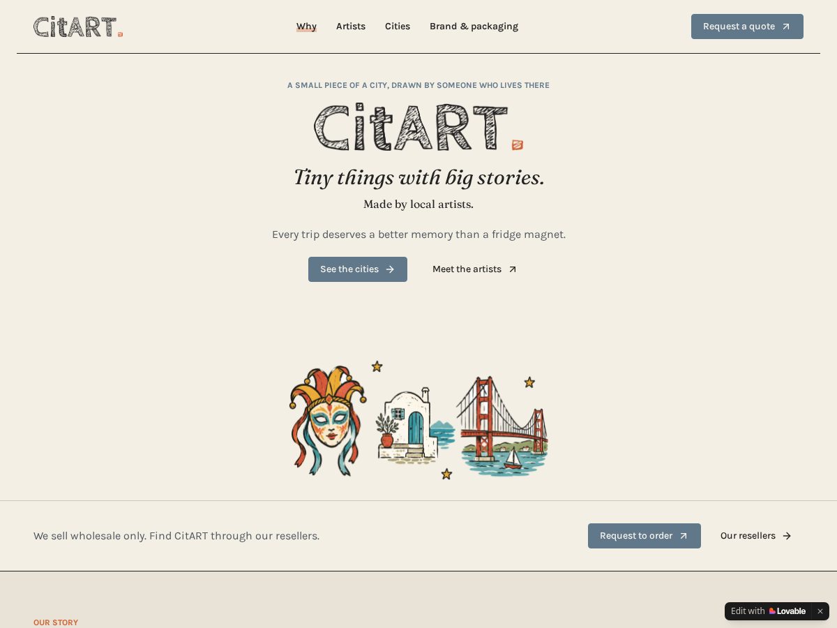 Landing-page snapshot of citart.art