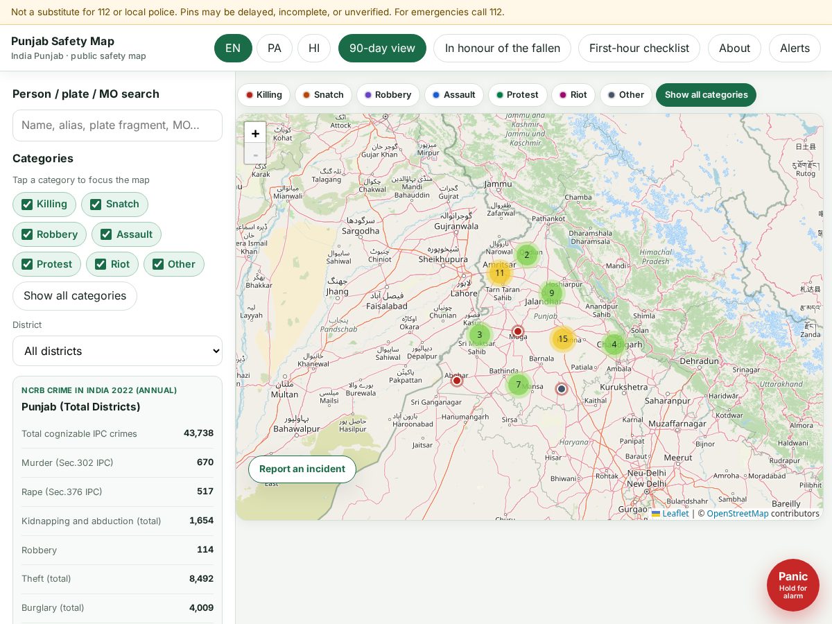 Landing-page snapshot of civmap.click