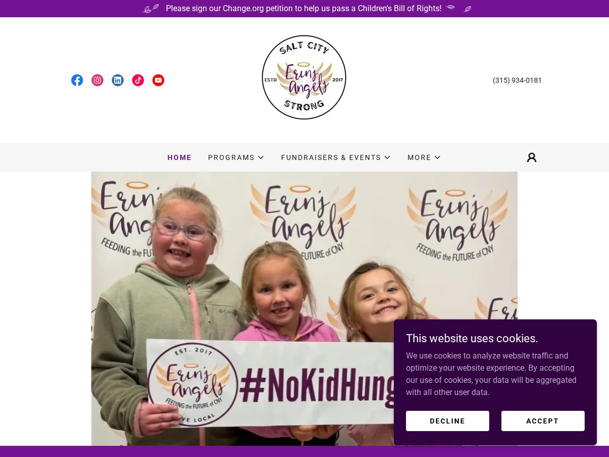 Landing-page snapshot of eacny.org