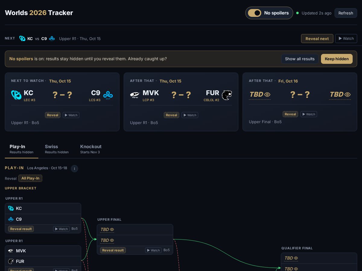 Landing-page snapshot of esportstracker.app