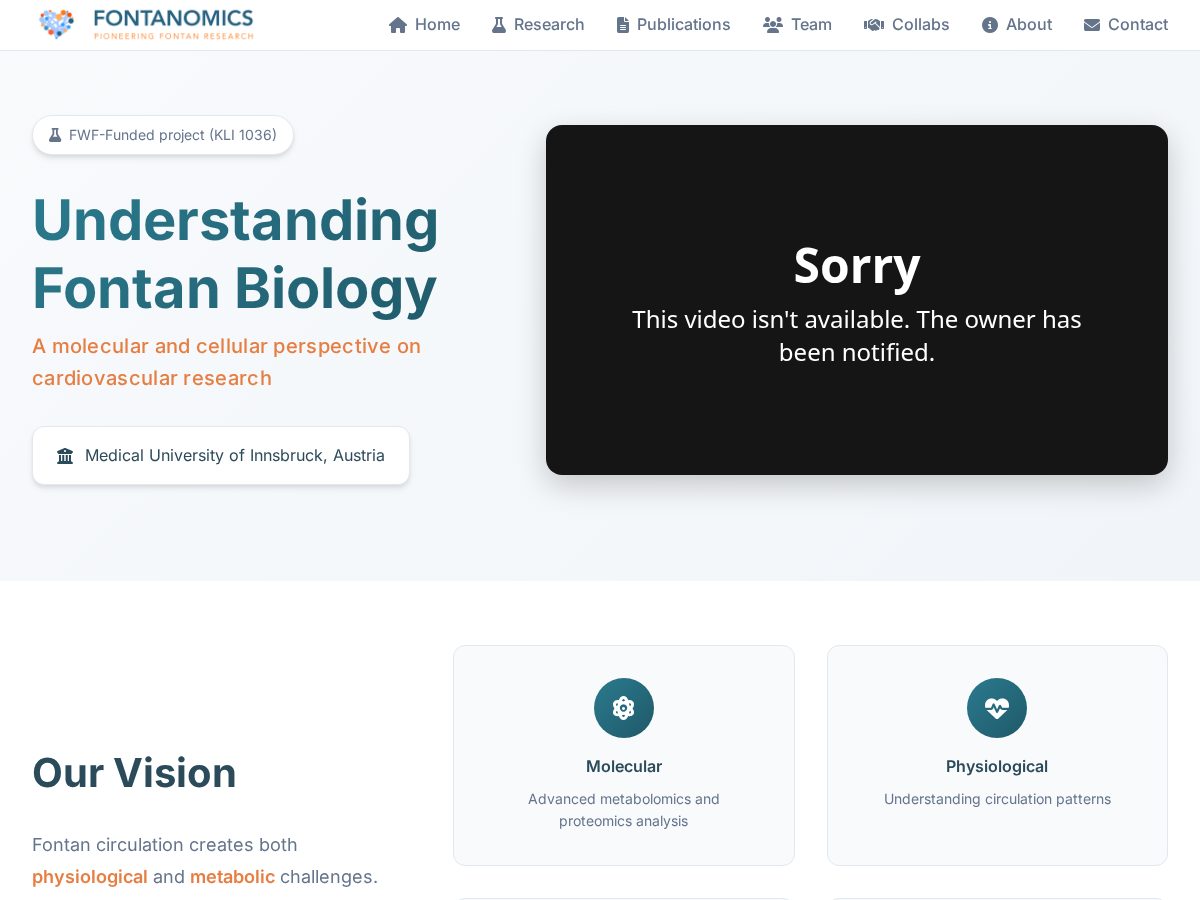 Landing-page snapshot of fontanomics.org