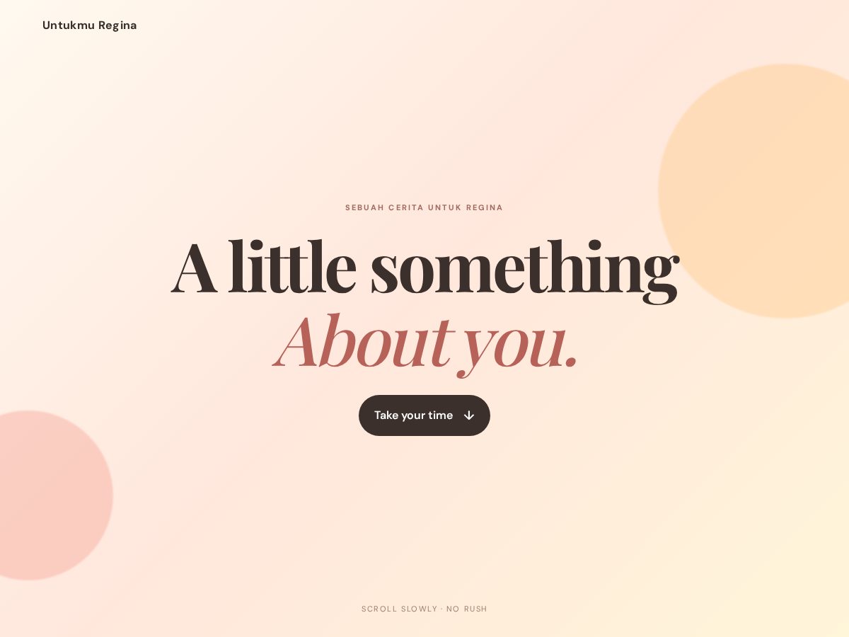 Landing-page snapshot of ginara.love