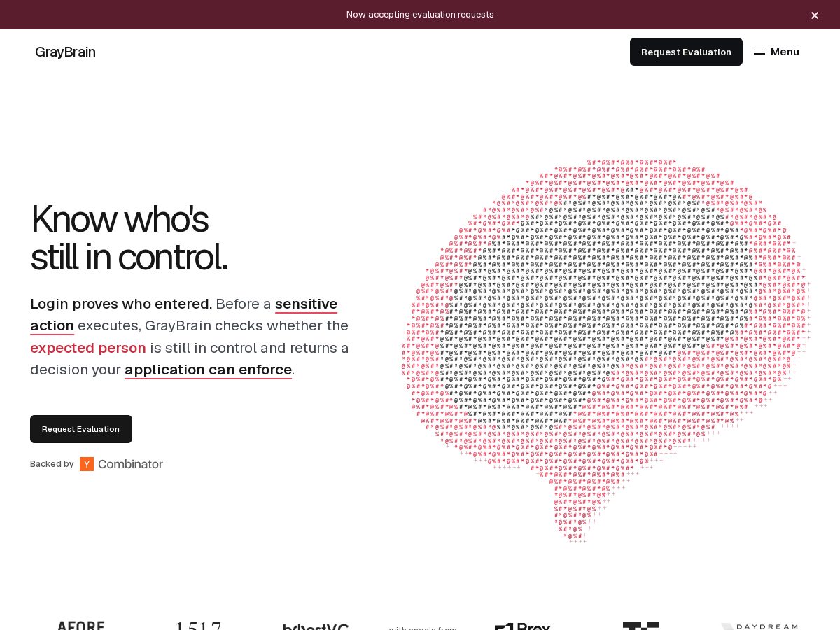 Landing-page snapshot of graybrain.dev