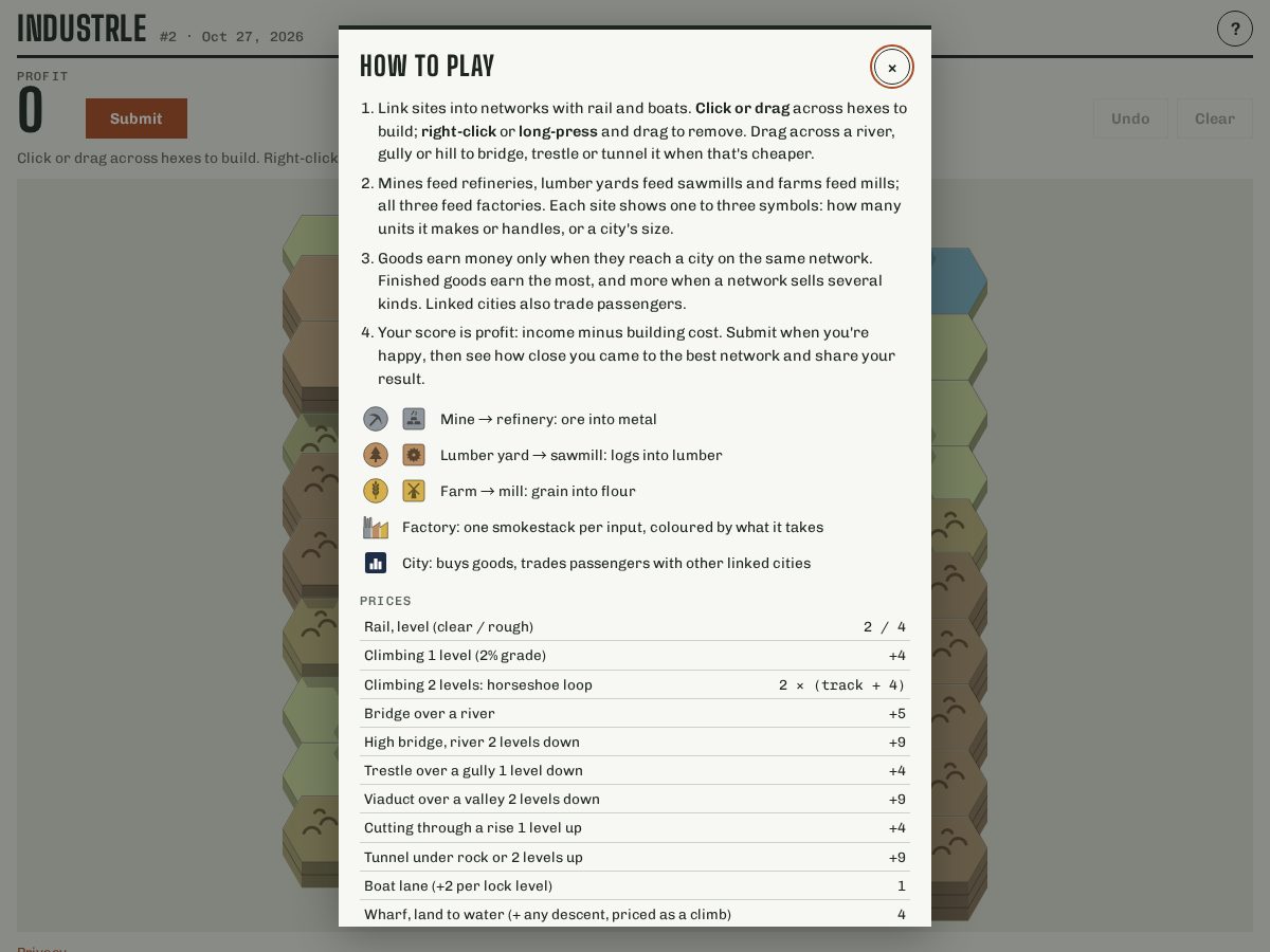 Landing-page snapshot of industrle.app