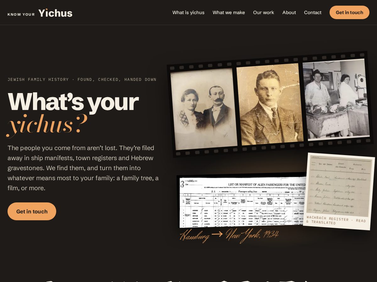 Landing-page snapshot of knowyouryichus.org