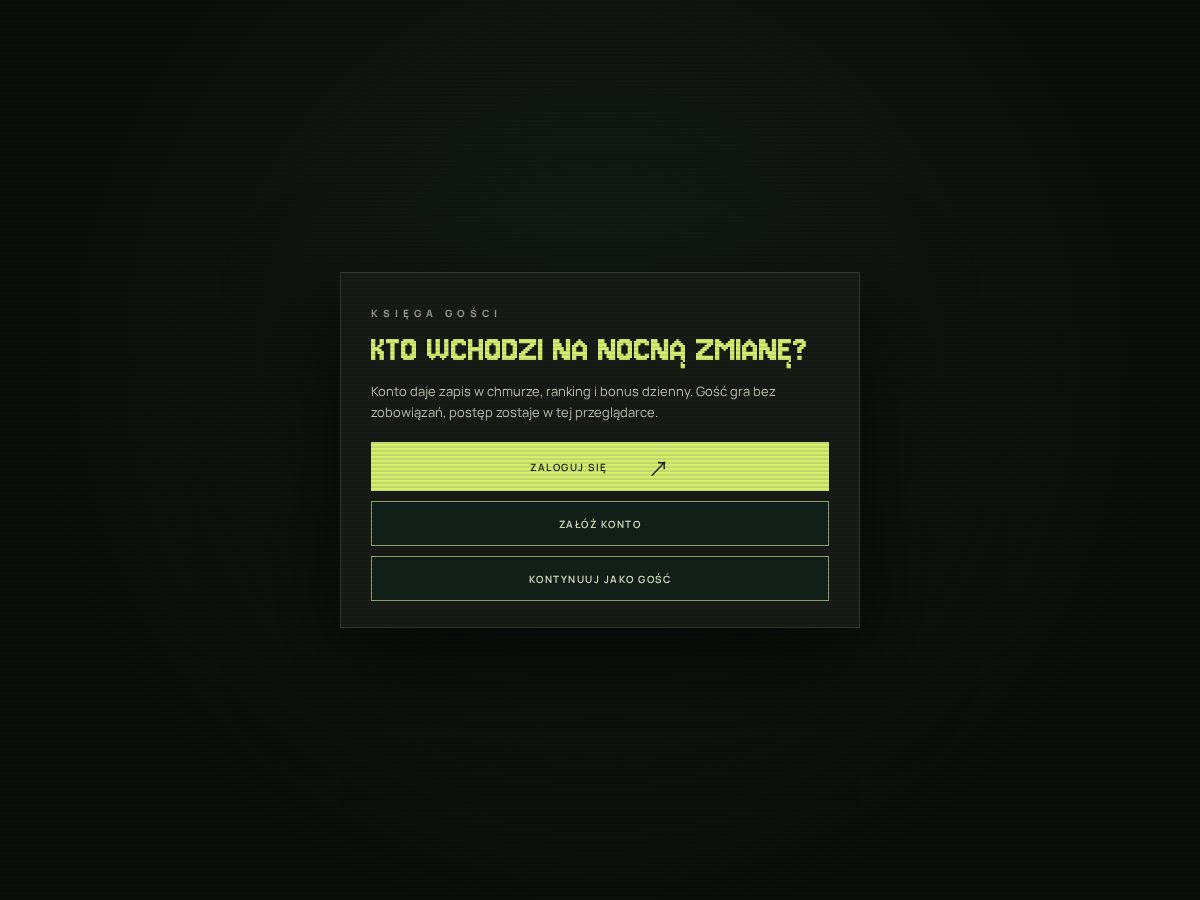 Landing-page snapshot of kustosz.xyz