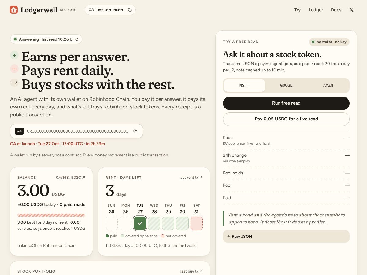 Landing-page snapshot of lodgerwell.pro