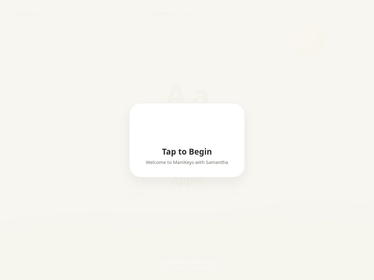 Landing-page snapshot of manikeys.xyz