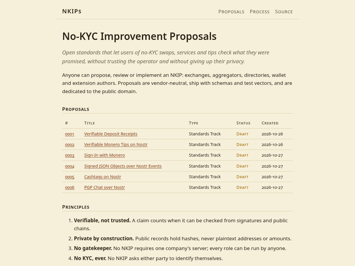 Landing-page snapshot of nkips.org
