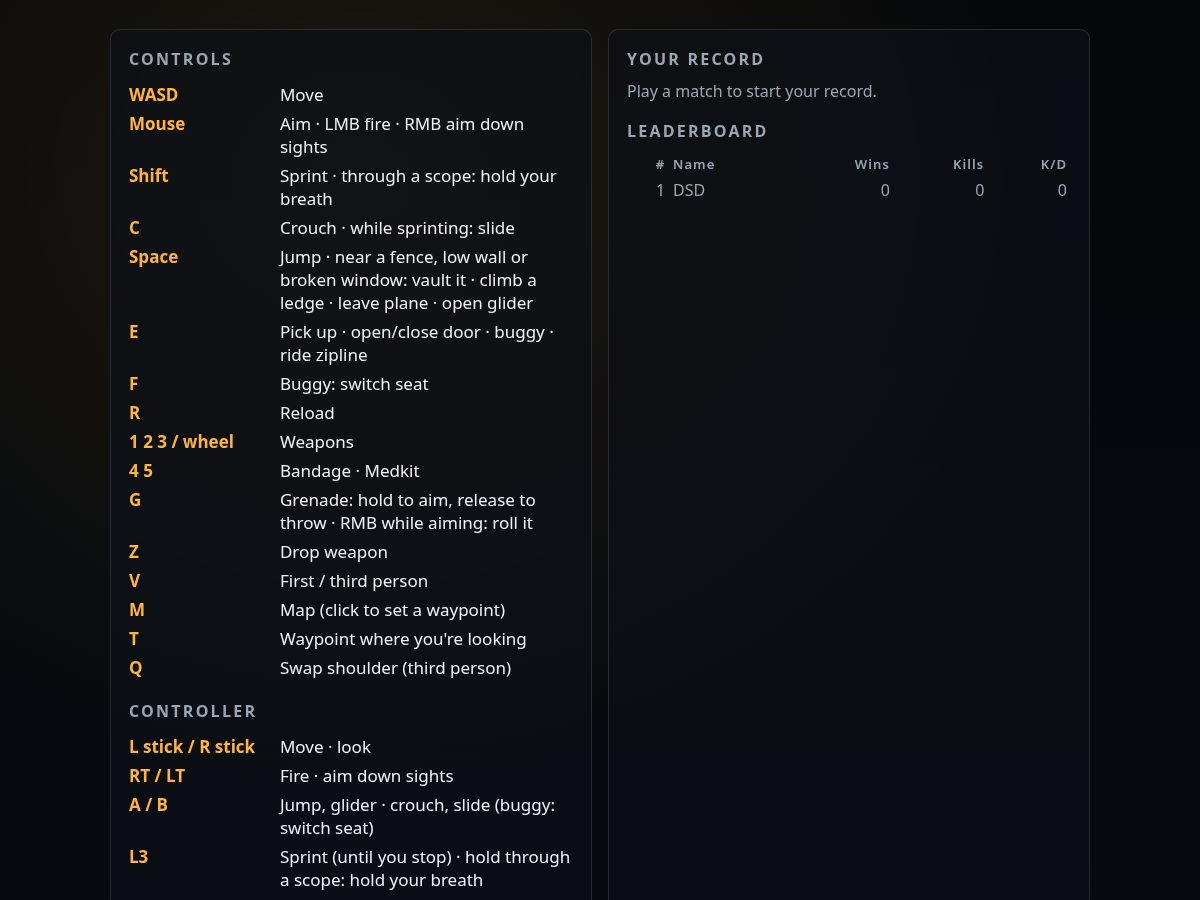 Landing-page snapshot of remain.games