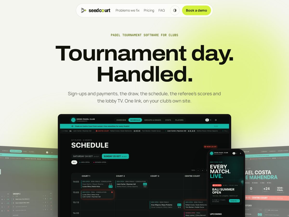 Landing-page snapshot of seedcourt.app