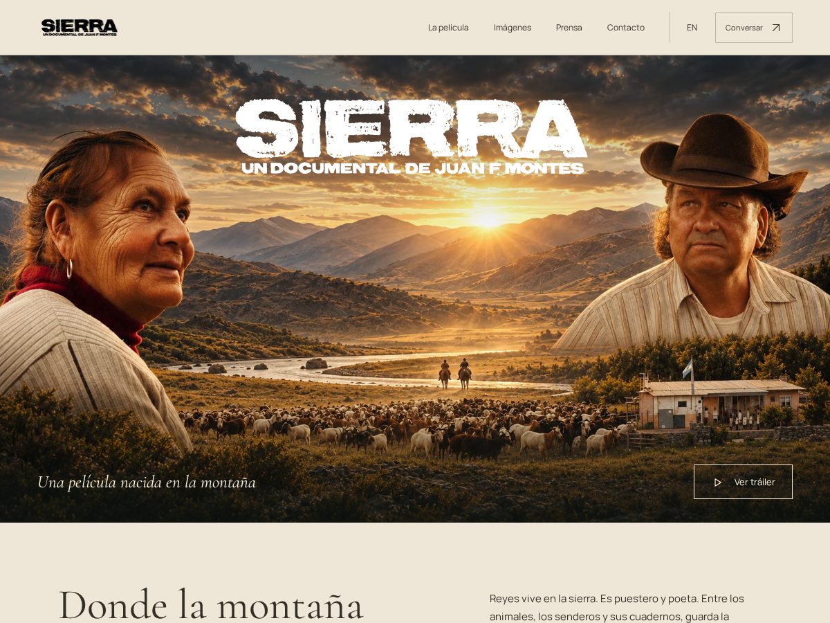 Landing-page snapshot of sierradoc.site