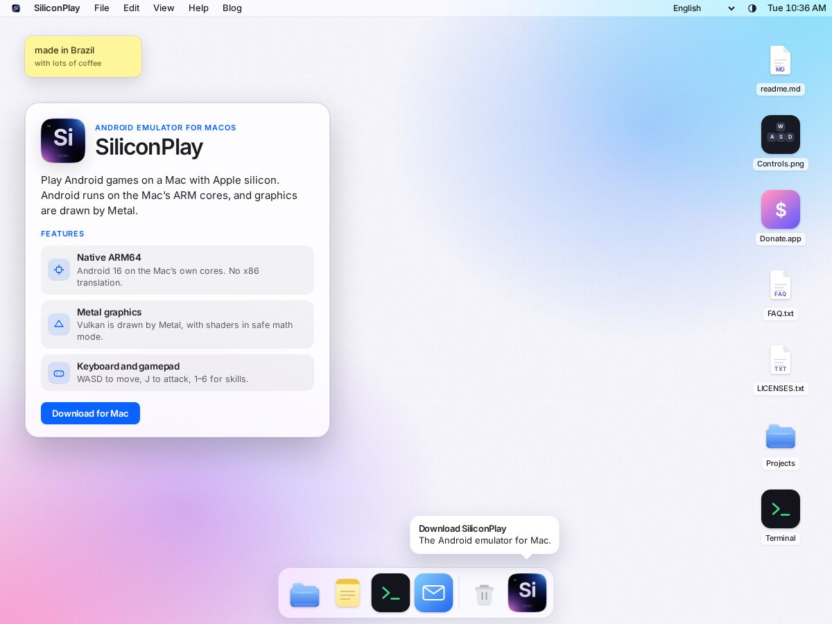 Landing-page snapshot of siliconplay.app