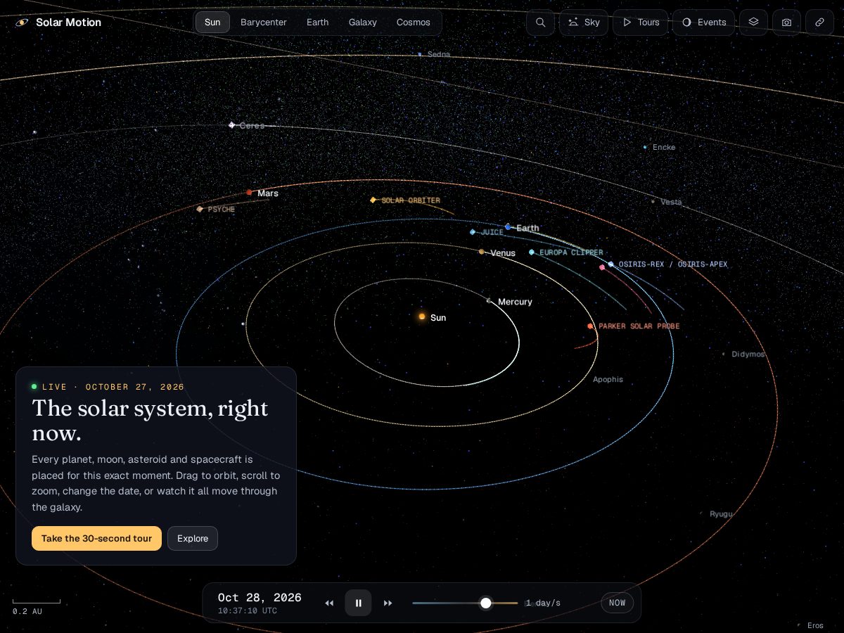 Landing-page snapshot of solarmotion.app