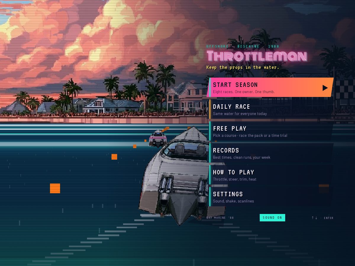 Landing-page snapshot of throttleman.app