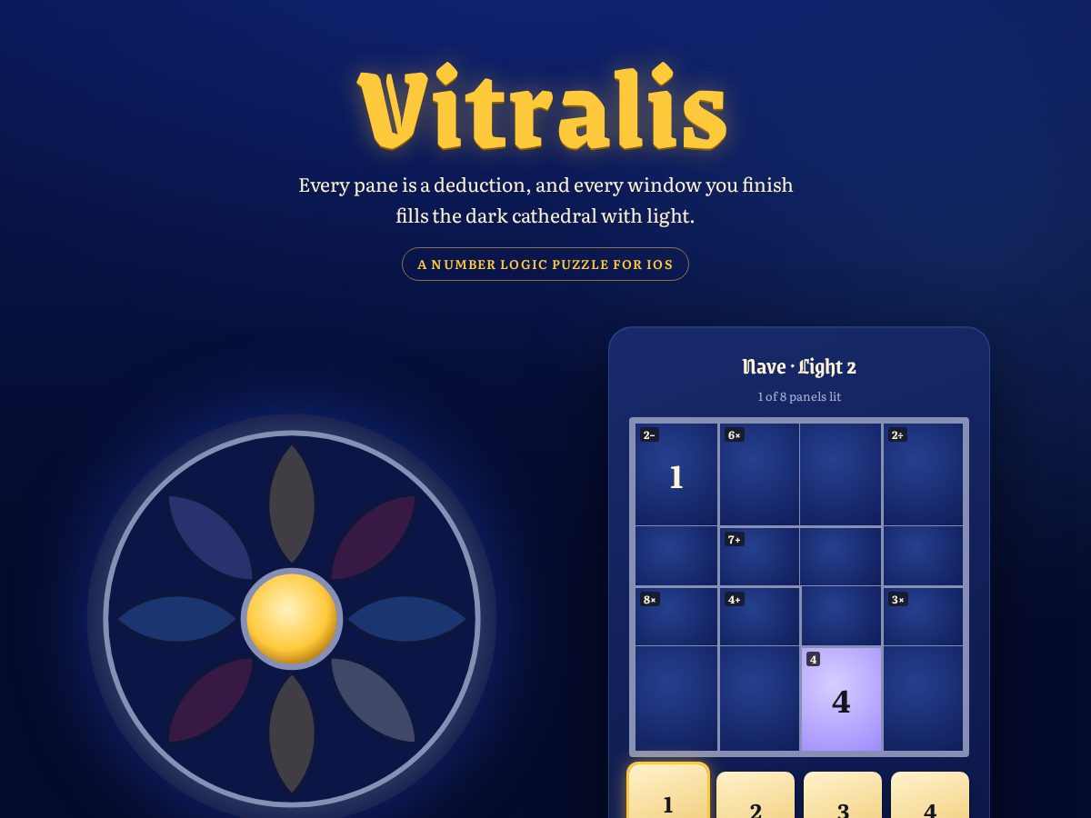 Landing-page snapshot of vitralis.cfd