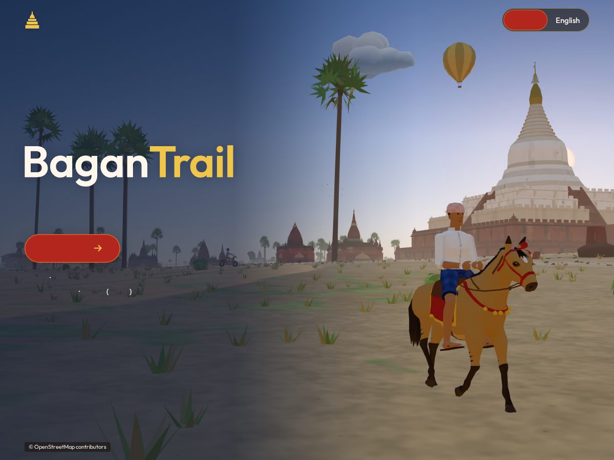 Landing-page snapshot of bagantrail.com