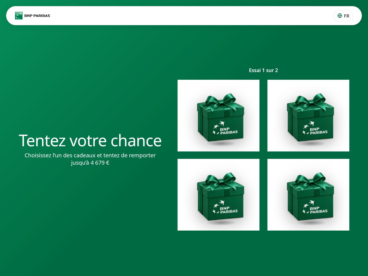 Landing-page snapshot of bonusgagne.xyz