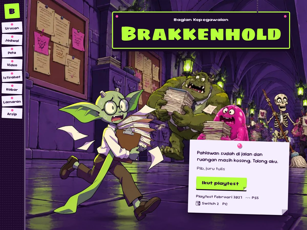 Landing-page snapshot of brakkenhold.com
