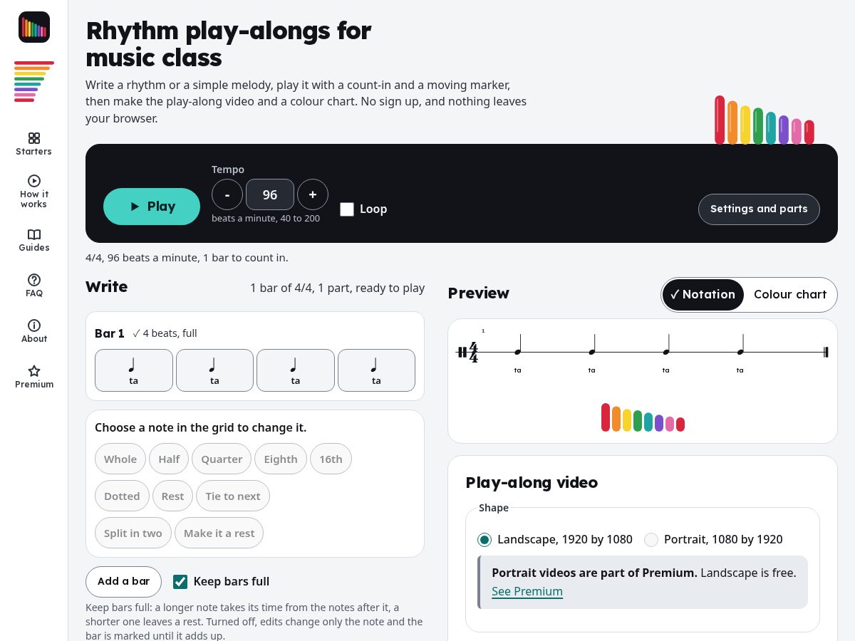 Landing-page snapshot of clapchart.com