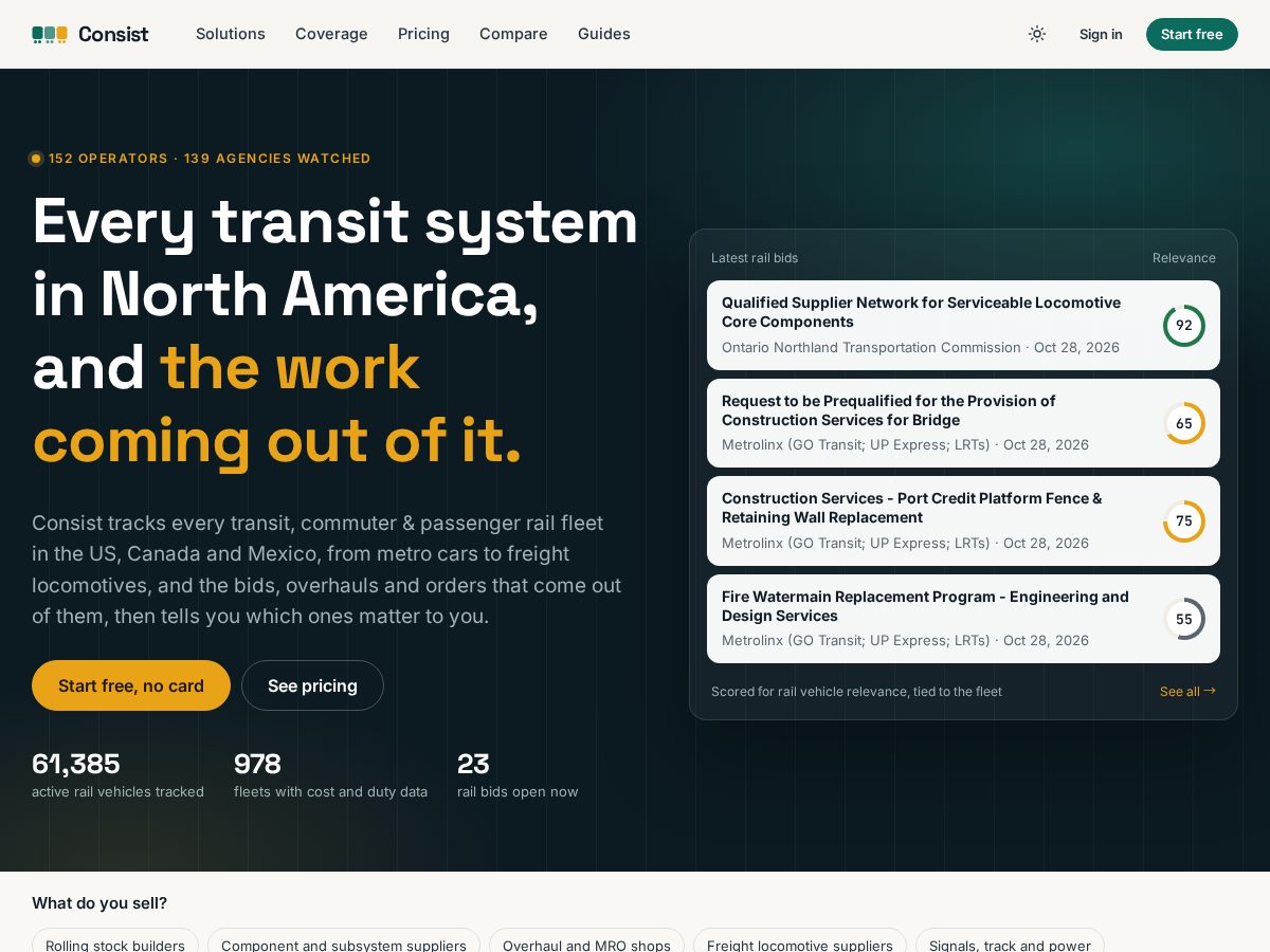 Landing-page snapshot of consist-na.com