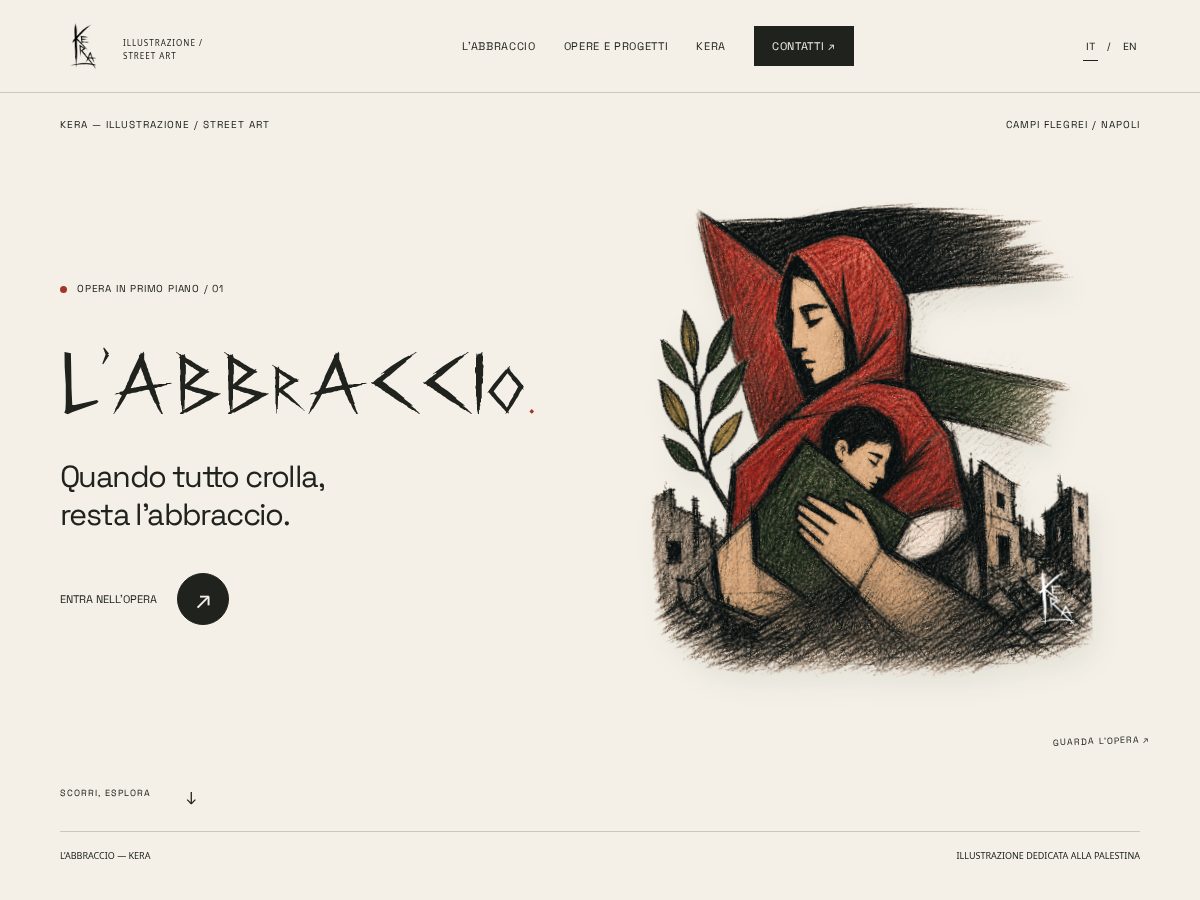 Landing-page snapshot of keraflegrea.com