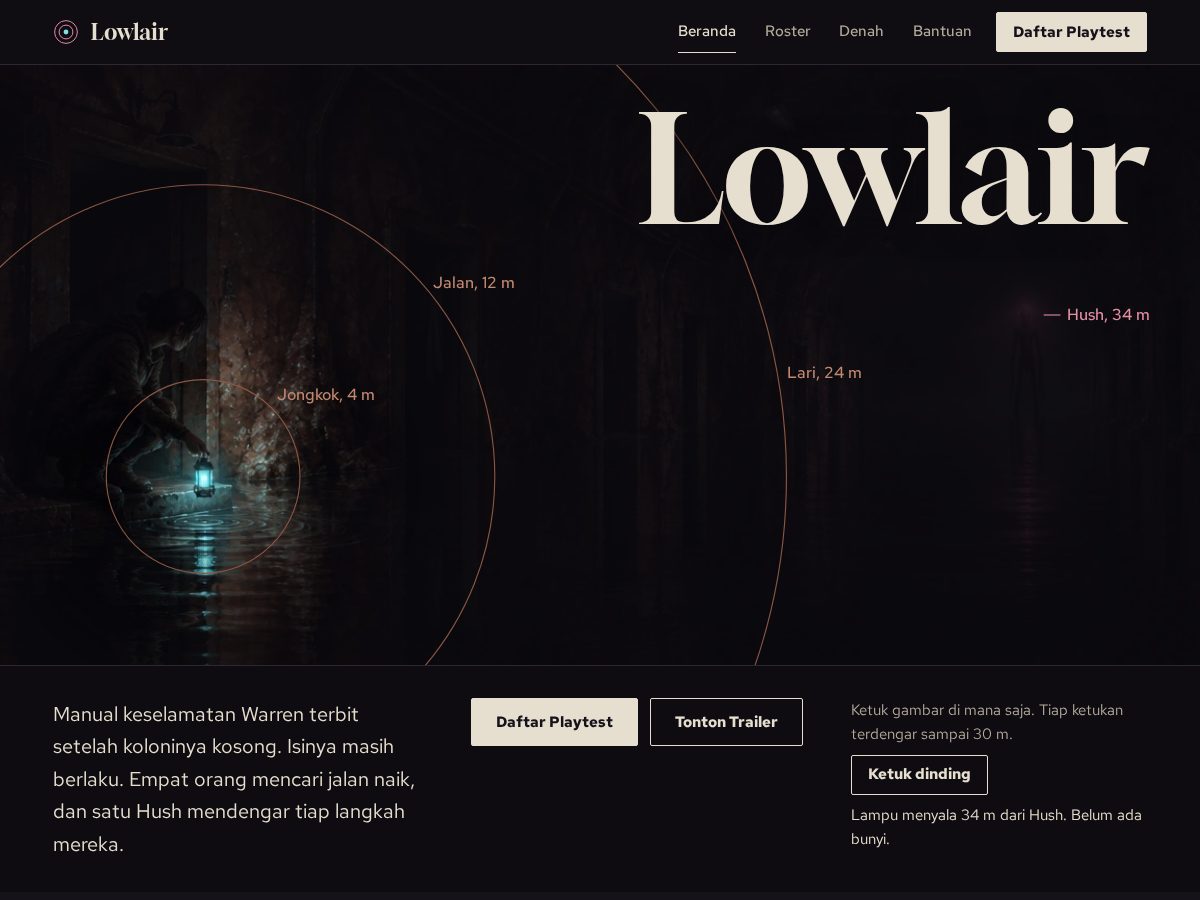 Landing-page snapshot of lowlair.com