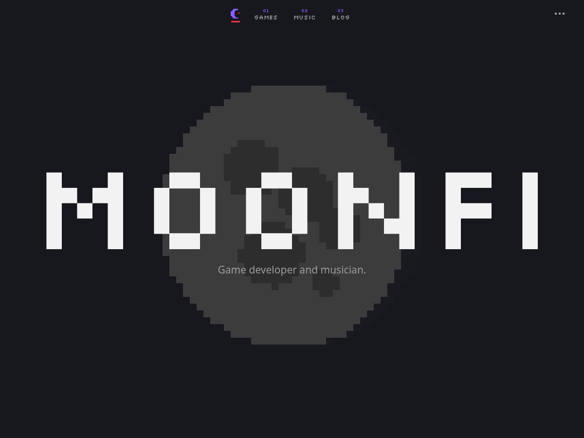 Landing-page snapshot of moonfidelity.com